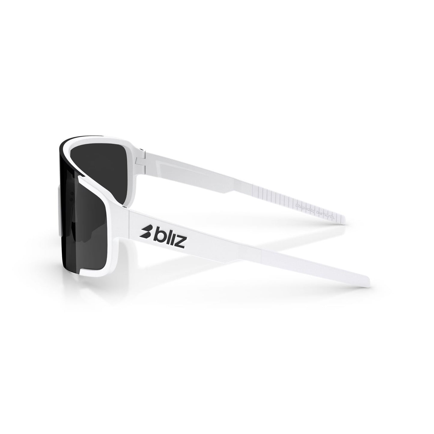 Brille BLIZ P003 Weiß Matt Glas Smoke