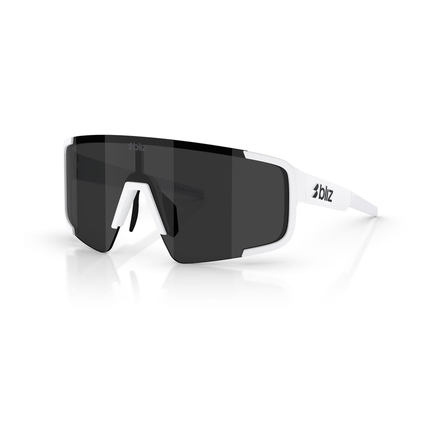 Brille BLIZ P003 Weiß Matt Glas Smoke