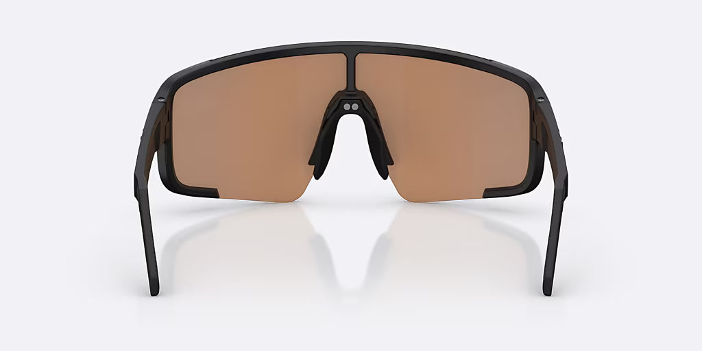 Briller BLIZ P003 Sort Mat Glas Coral/Orange Blå Iridium