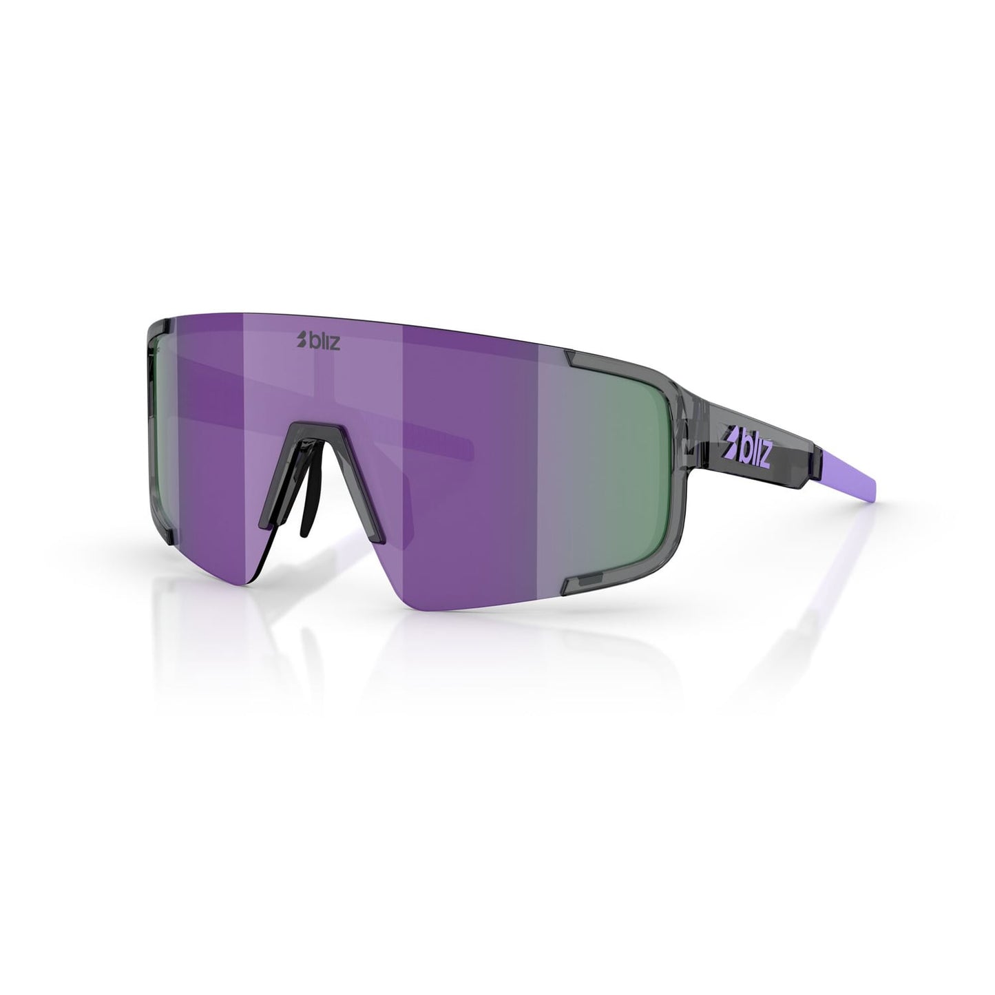 Brýle BLIZ P003 SMALL Crystal Černá Sklo Purple Multii