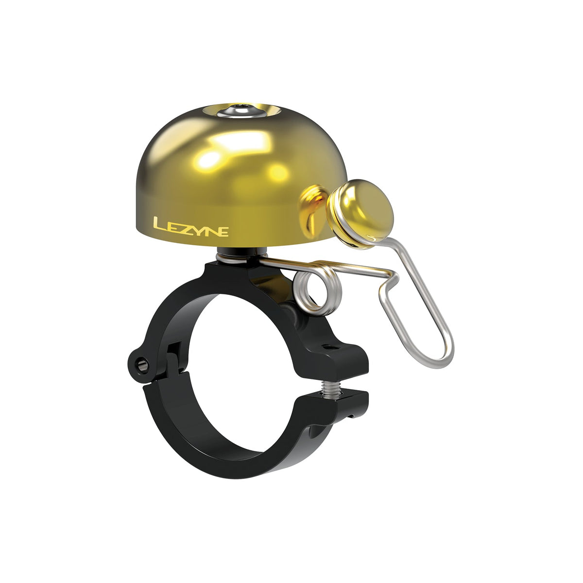 LEZYNE CLASSIC BRASS melns velosipēda zvaniņš