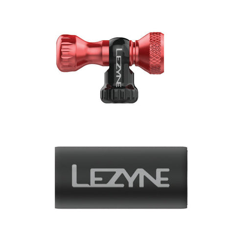 Hlavica na CO2 bombičku LEZYNE CONTROL DRIVE CO2 – červená