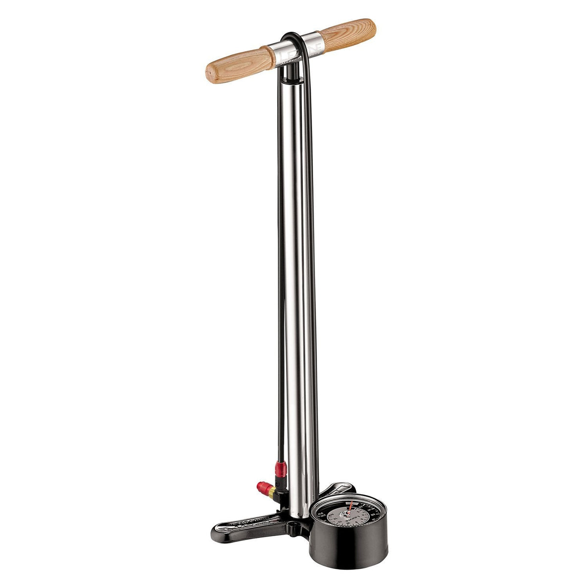 Pompka podłogowa LEZYNE ALLOY FLOOR DRIVE srebrna
