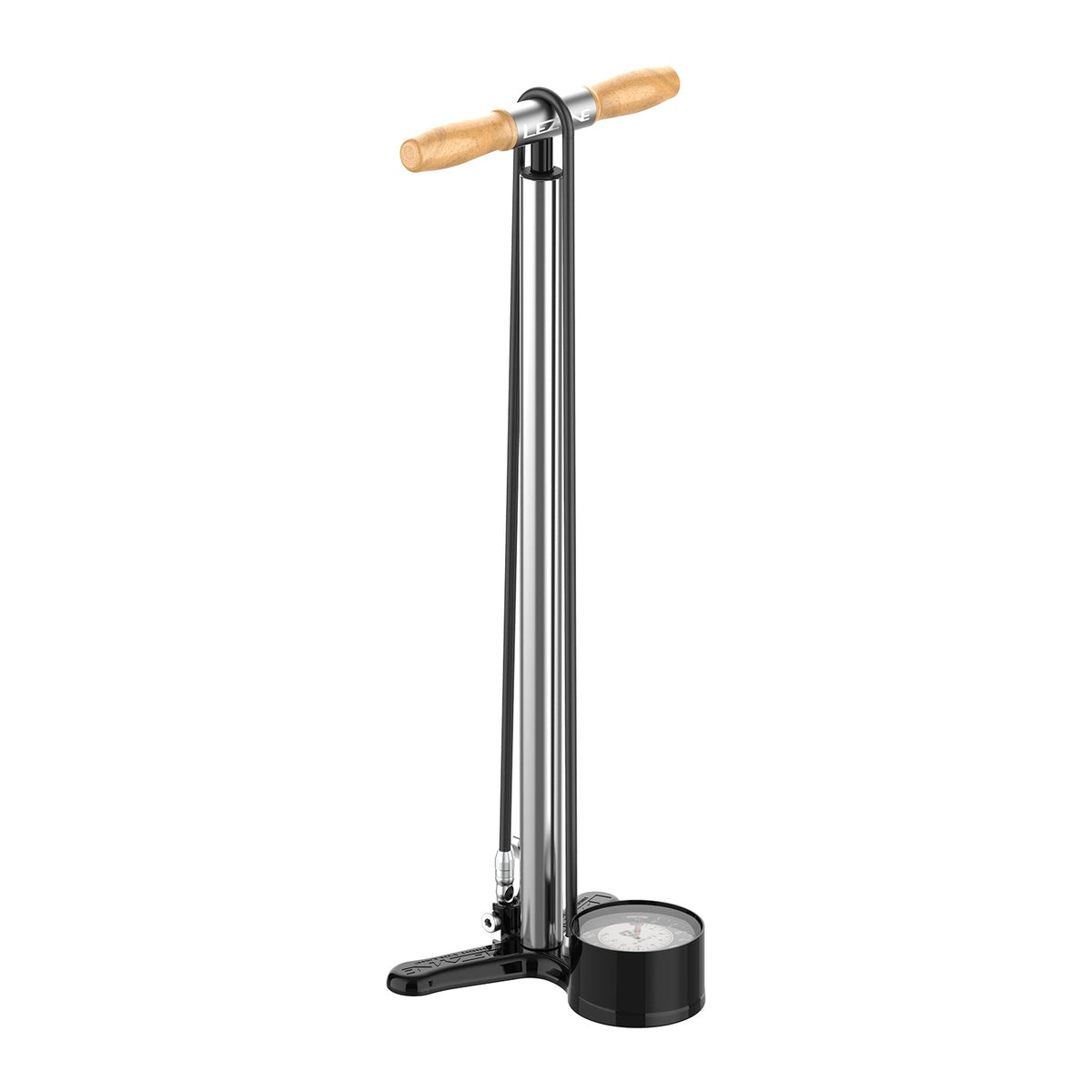Pompe à Pied LEZYNE ALLOY FLOOR DRIVE Presta Pro Chuck Argent