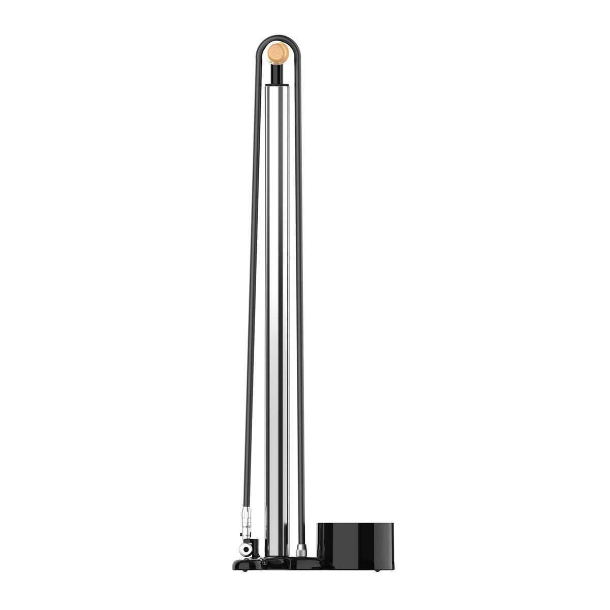 Pompe à Pied LEZYNE ALLOY FLOOR DRIVE Presta Pro Chuck Argent