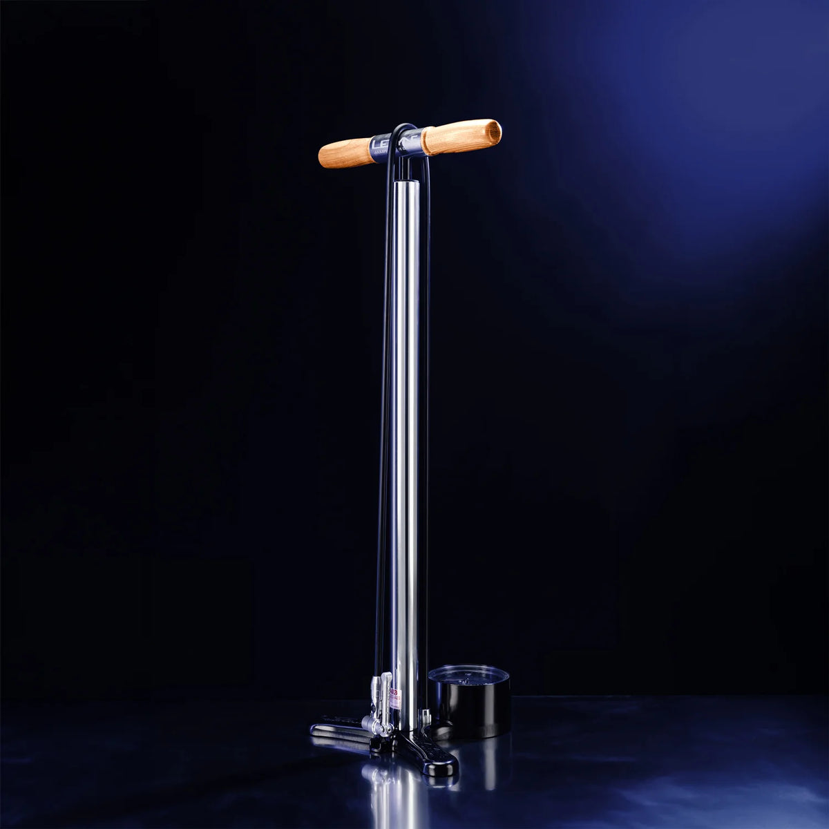 Pompe à Pied LEZYNE ALLOY FLOOR DRIVE Presta Pro Chuck Argent
