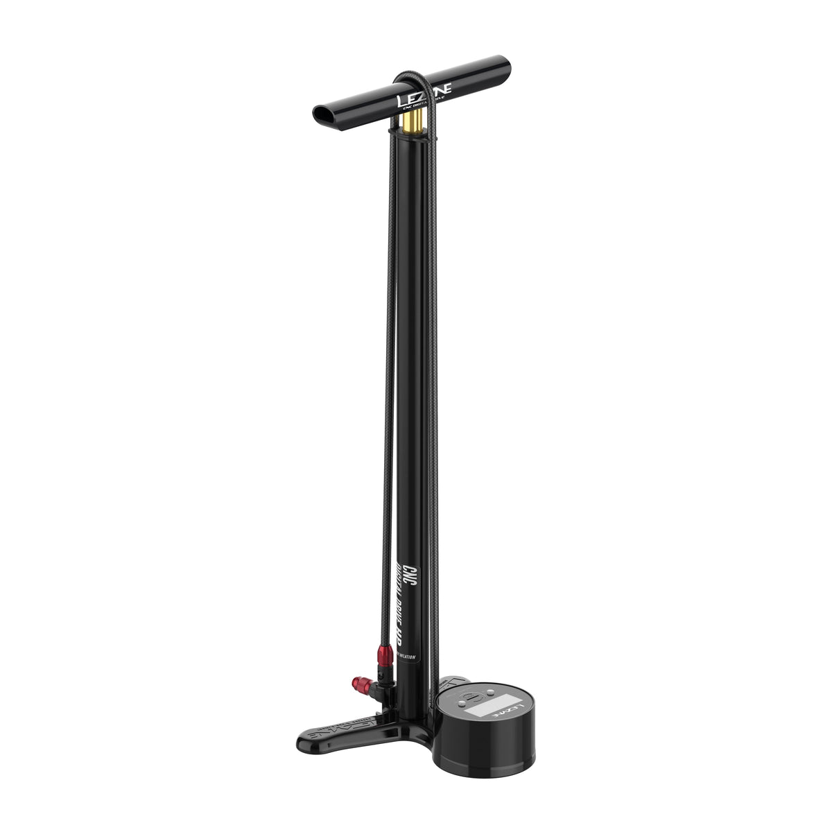 Černá dílenská pumpa LEZYNE DIGITAL DRIVE 3.5 CNC