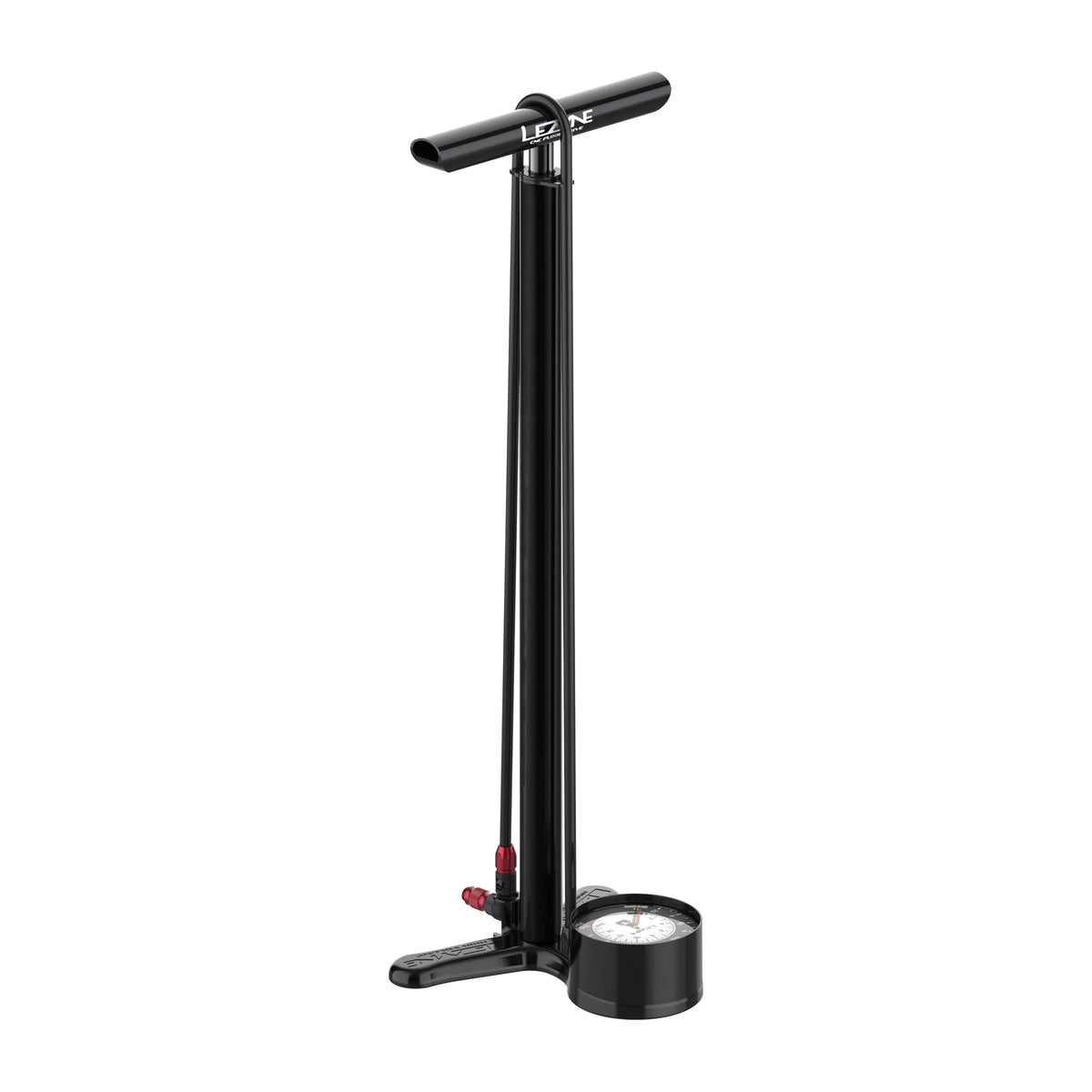 Pompka podłogowa LEZYNE CNC FLOOR DRIVE ABS-1 Pro, satynowa czerń