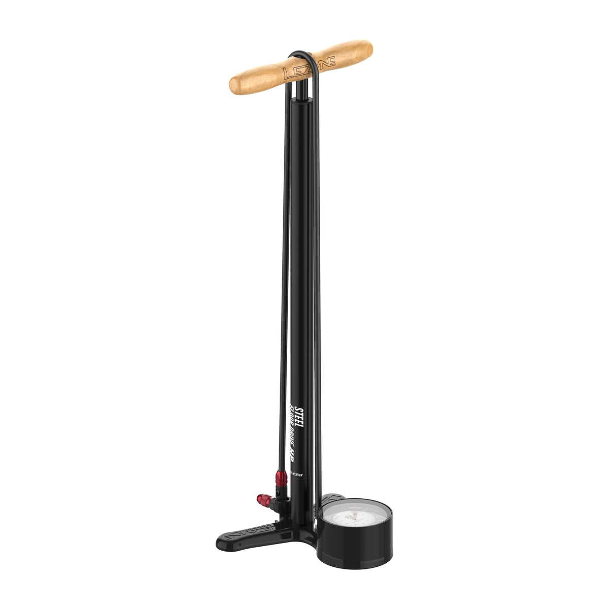 LEZYNE STEEL FLOOR DRIVE 3.5 gulvpumpe, sort