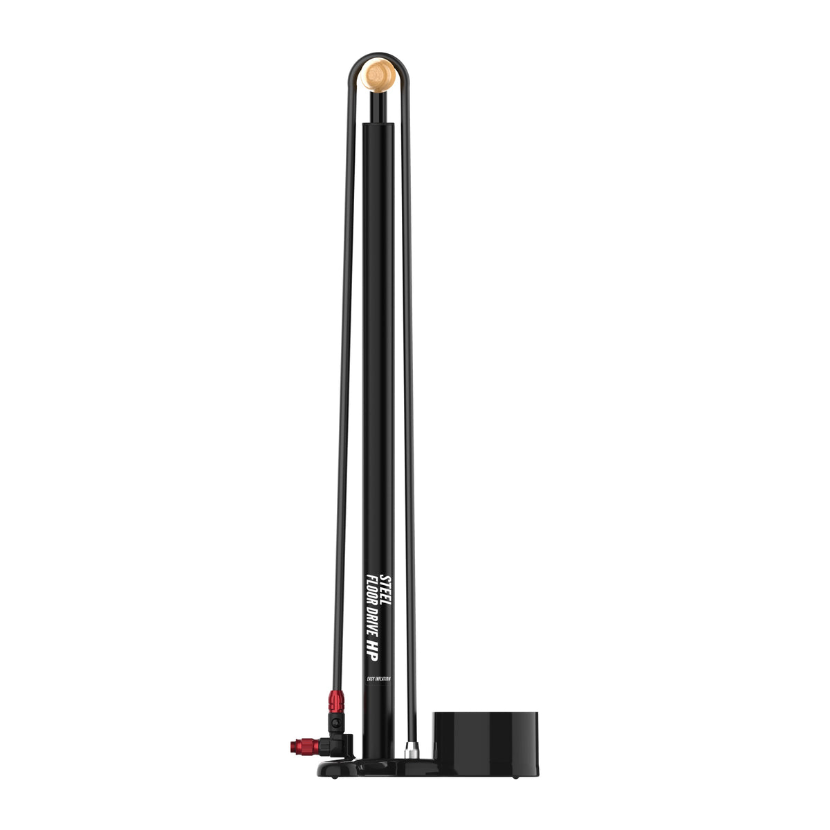 LEZYNE STEEL FLOOR DRIVE 3.5 gulvpumpe, sort