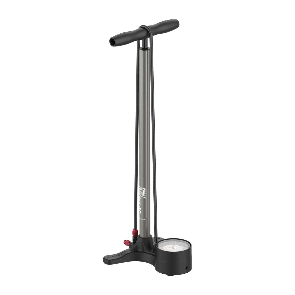 Šedá dílenská pumpa LEZYNE SPORT FLOOR DRIVE