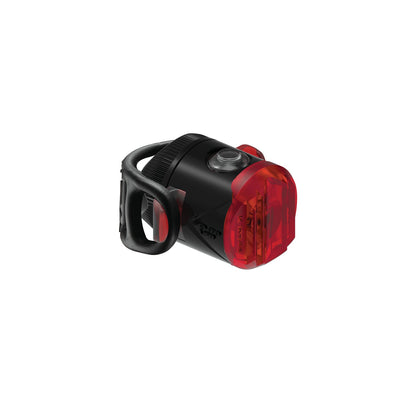LEZYNE FEMTO USB C DRIVE melns aizmugurējais velosipēda lukturis