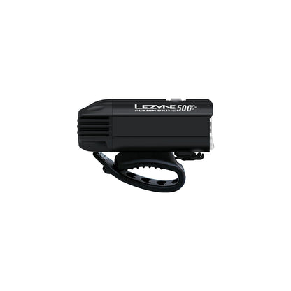 LEZYNE FUSION DRIVE 500+ priekinis žibintas – vaizdas iš priekio