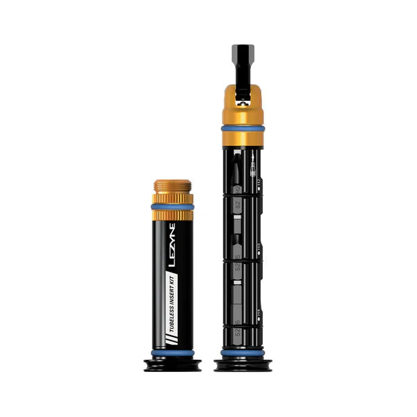 Tubeless-Reparaturset + Multitool L Integriert Lenker LEZYNE DUAL