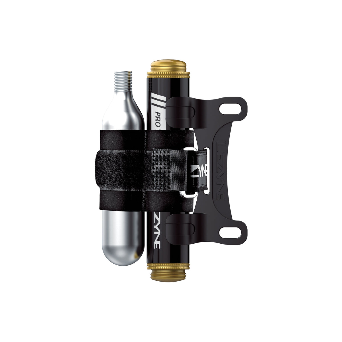 Černá opravná sada LEZYNE PRO Loaded pro bezdušové pláště + bombička CO2 20 g