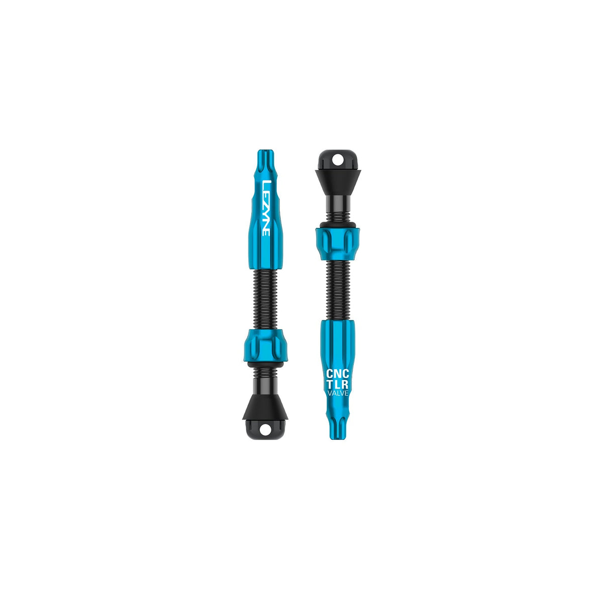 Σετ 2 βαλβίδων tubeless LEZYNE CNC PRO 44 mm, μπλε