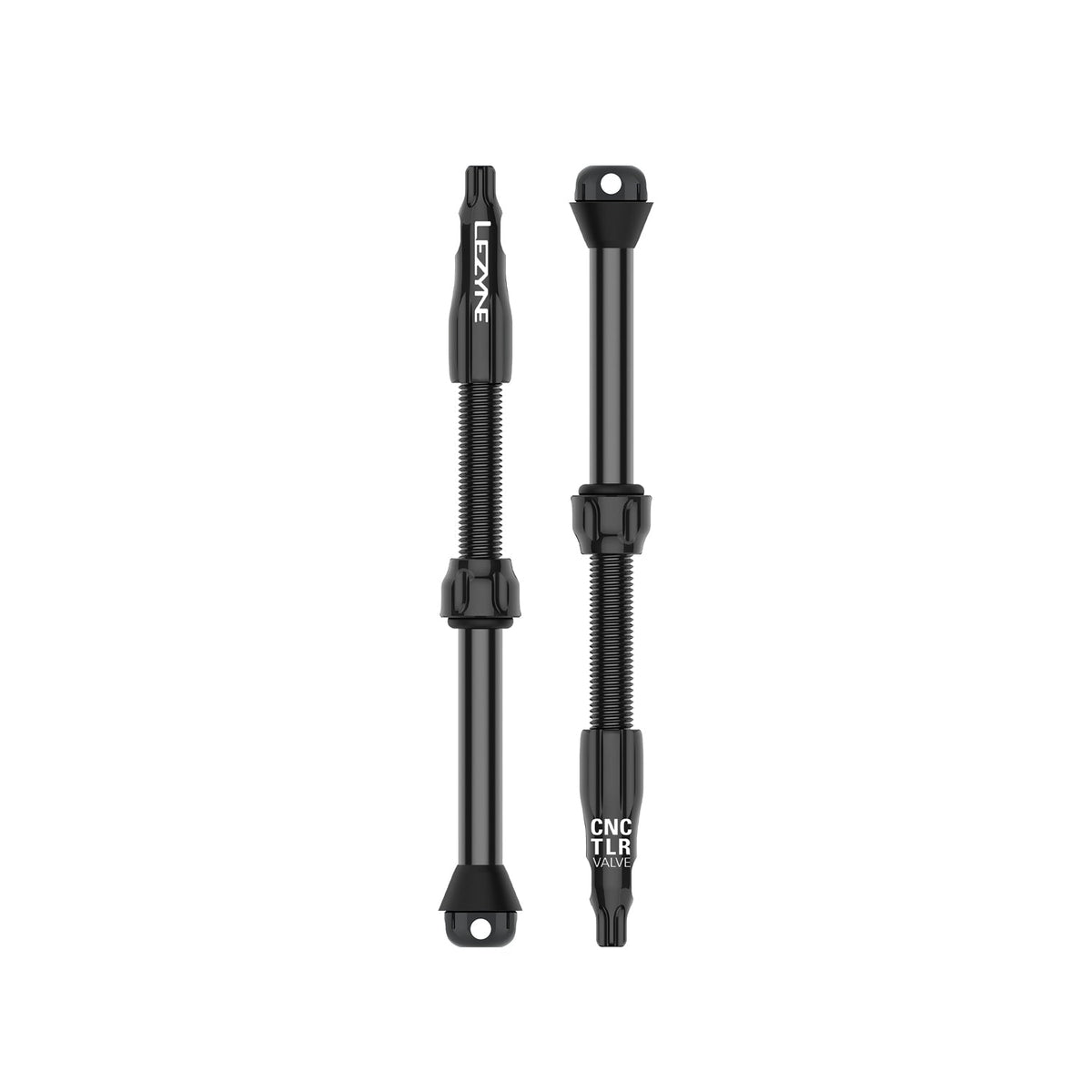 LEZYNE CNC PRO 80 mm tubeless-venttiilit, 2 kpl, musta