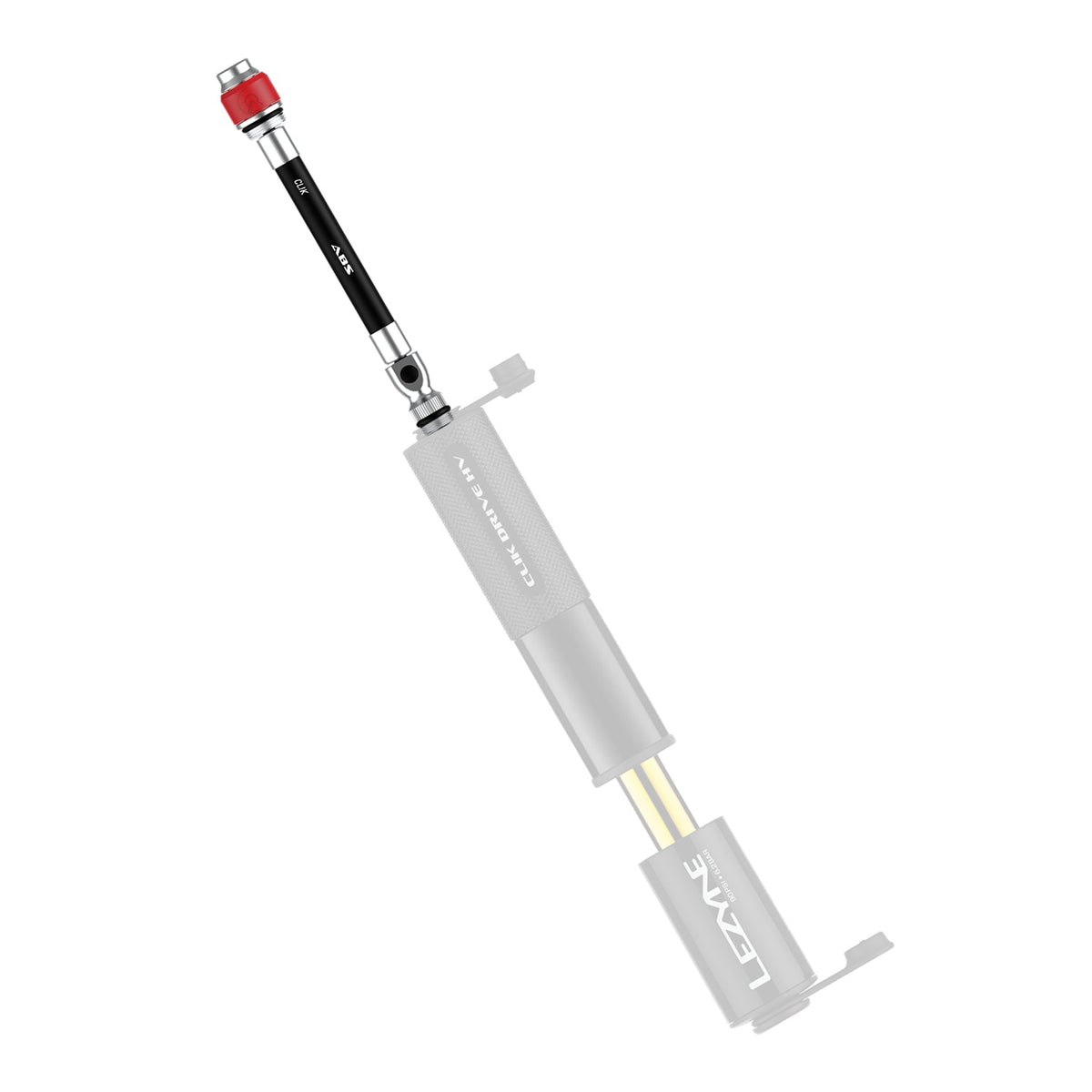 Must LEZYNE ABS voolik CLIK-ventiilile