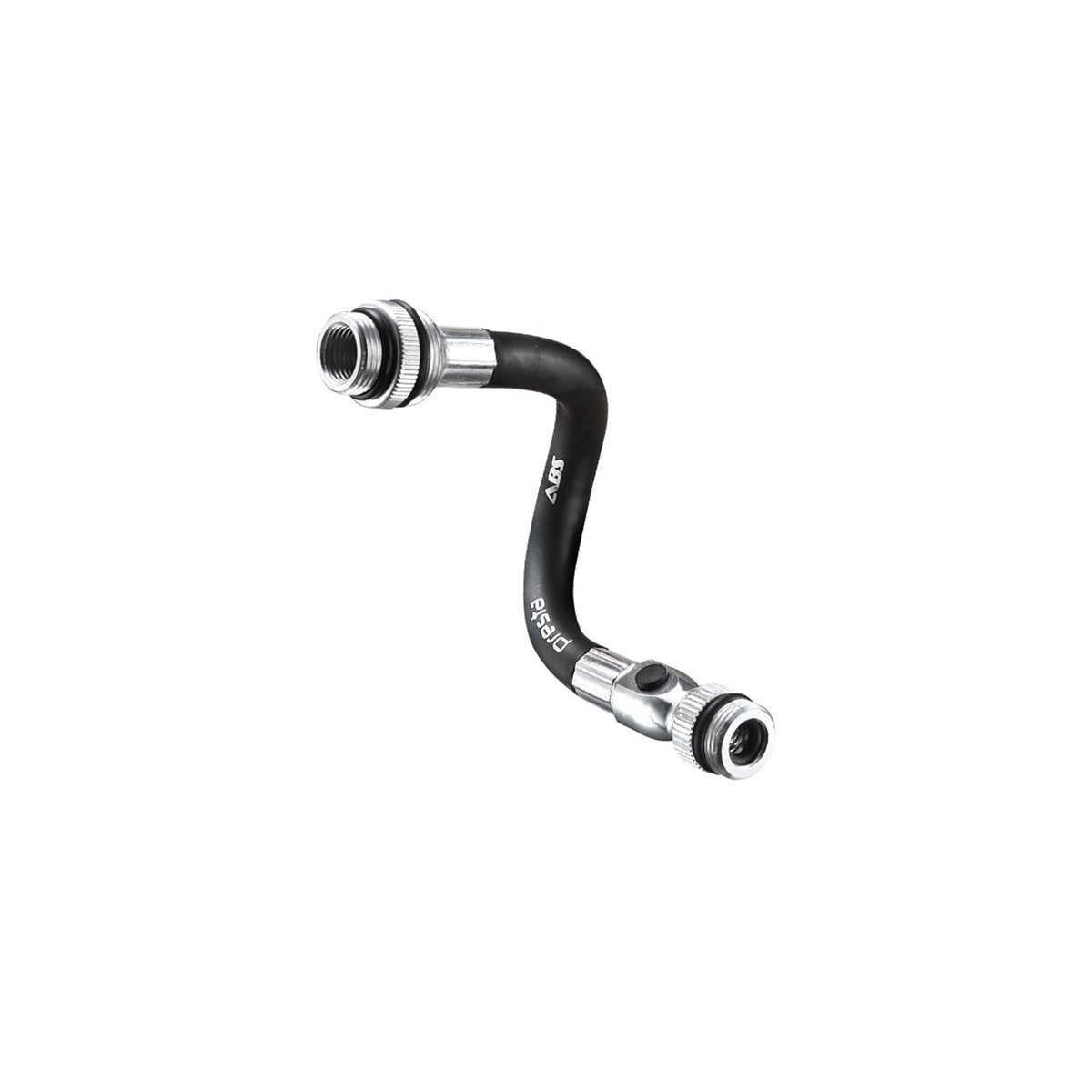 LEZYNE ABS Flex žarnelė su Presta/Schrader antgaliu, skirta HP/HV/Alloy/Tech ir Pressure Drive pompoms