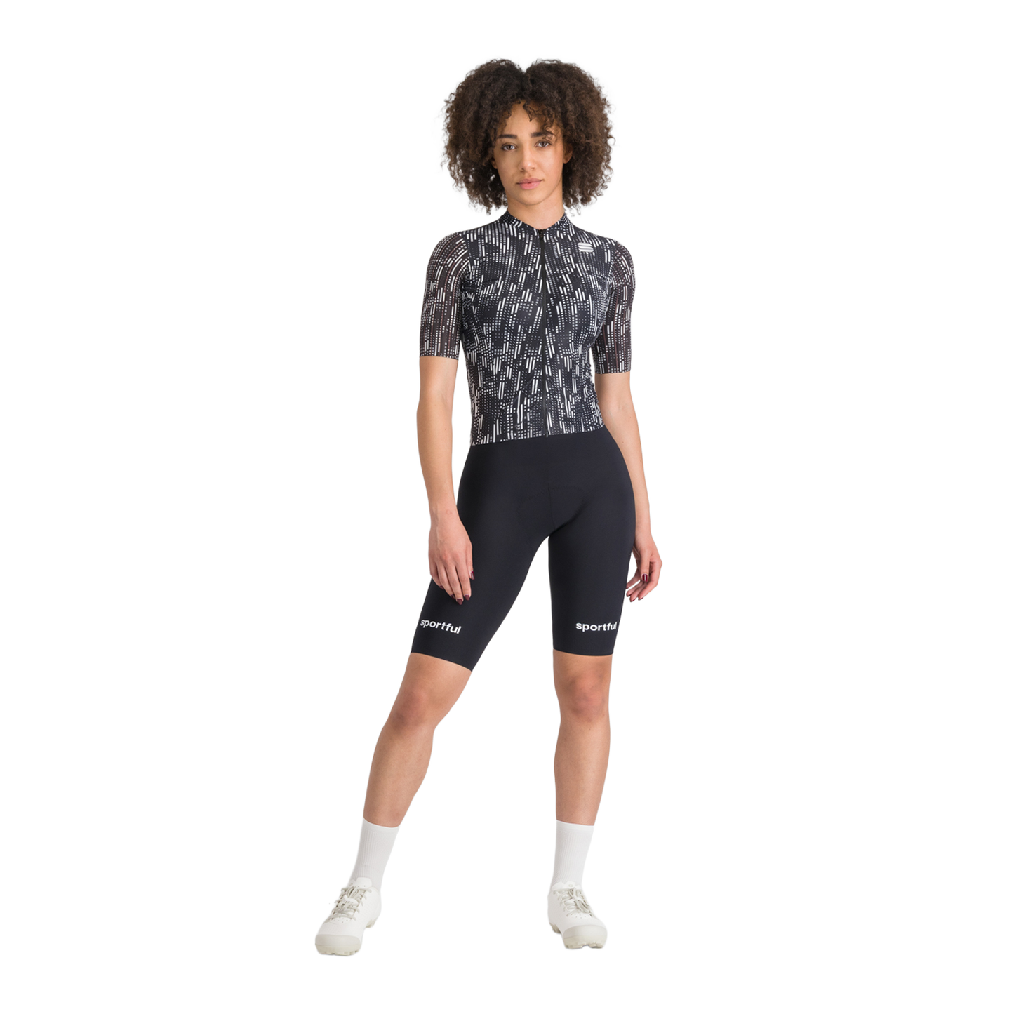 Kombidragt SPORTFUL G-SUIT Kortærmet Dame Sort/Hvid