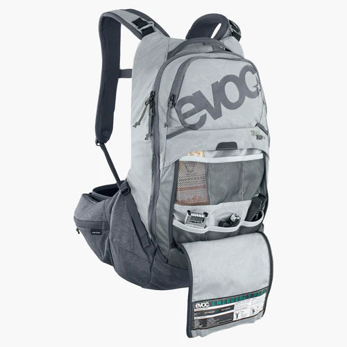 EVOC TRAIL PRO 16L Back Protector Pack Grey