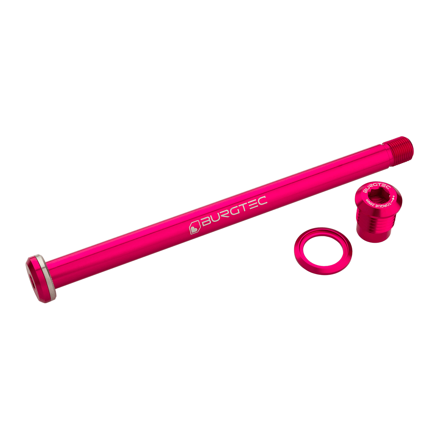 BURGTEC 174mm Baghjulsakse til Yeti-ramme Rose