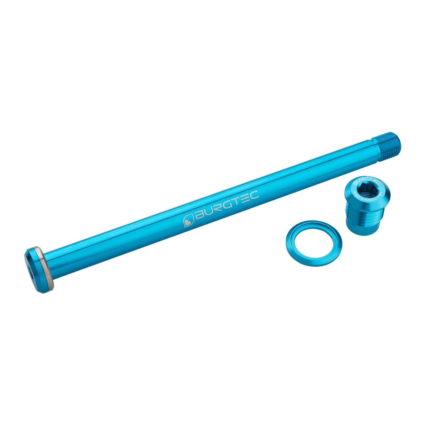 Eje de Rueda Trasera BURGTEC 174mm para Cuadro Yeti Turquesa