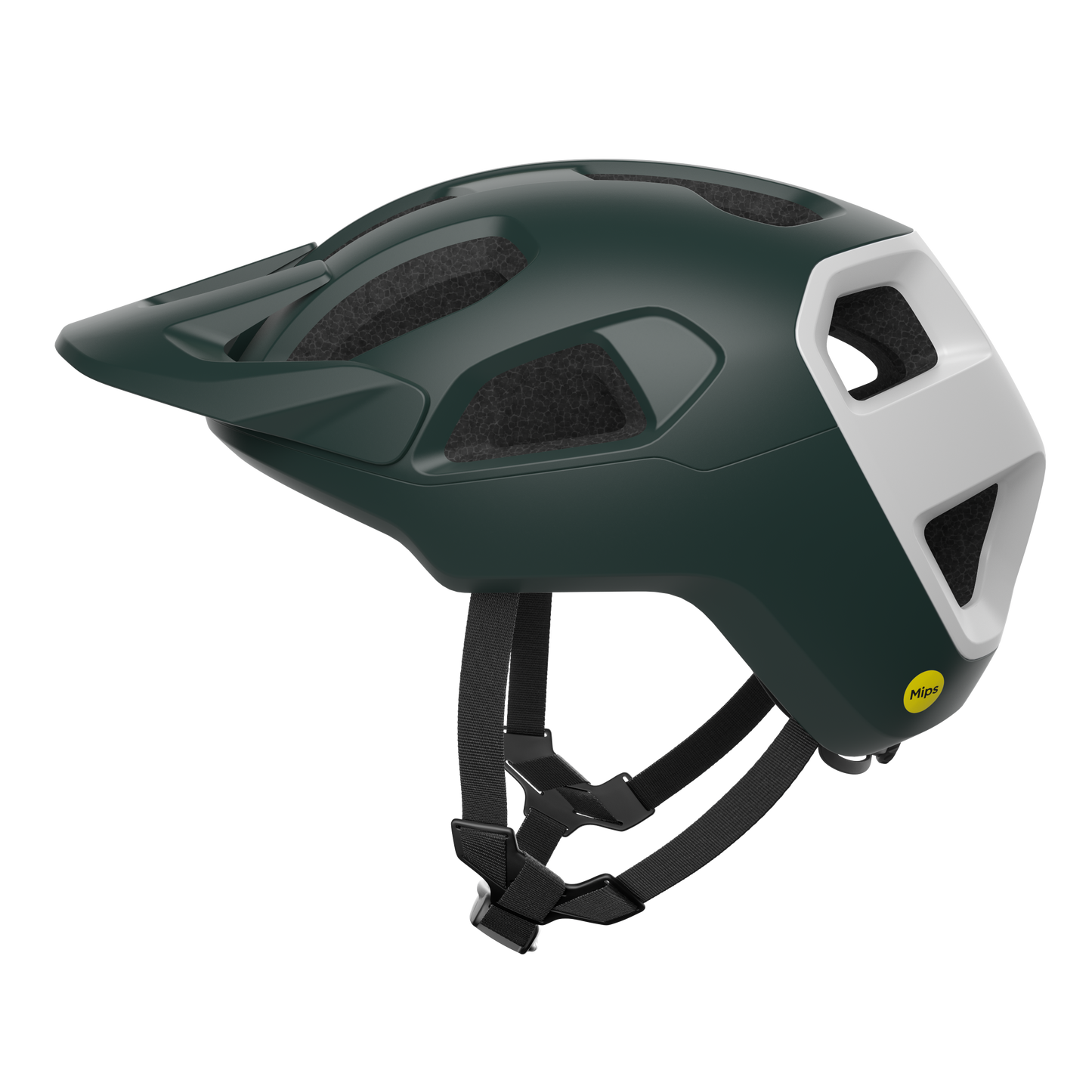 MTB-Helm POC CULARIS Grün/Weiß Matt
