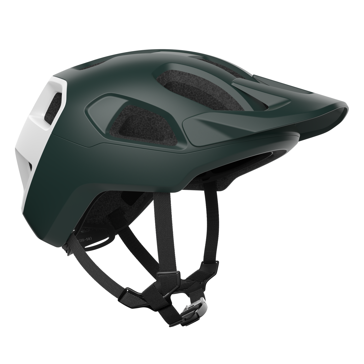 MTB-Helm POC CULARIS Grün/Weiß Matt
