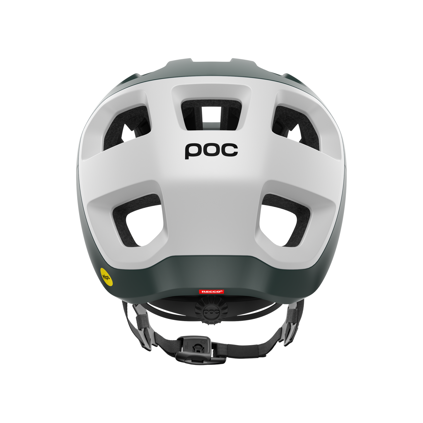 MTB-Helm POC CULARIS Grün/Weiß Matt