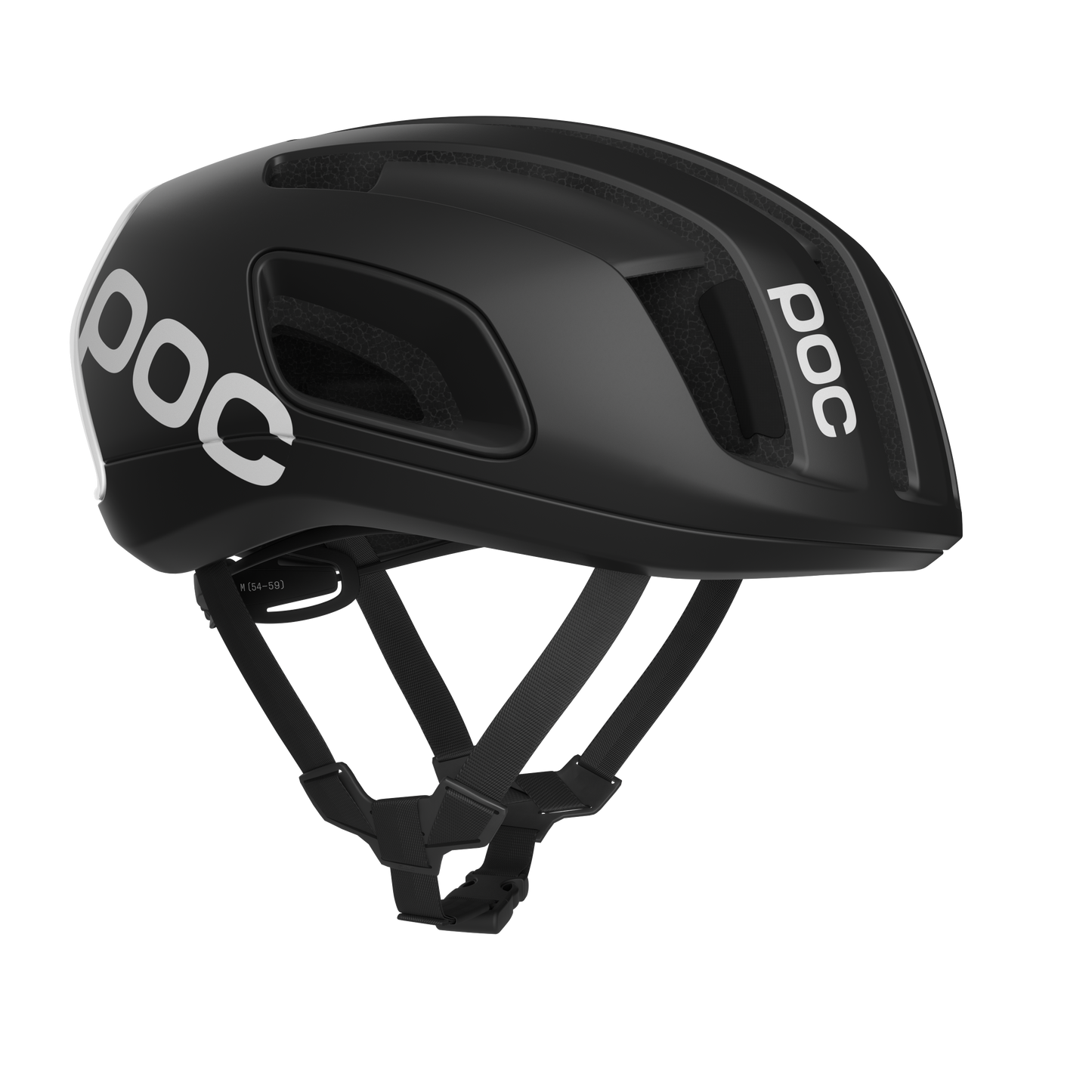 Casque Route POC CYTAL MIPS Noir/Blanc Matt Logo