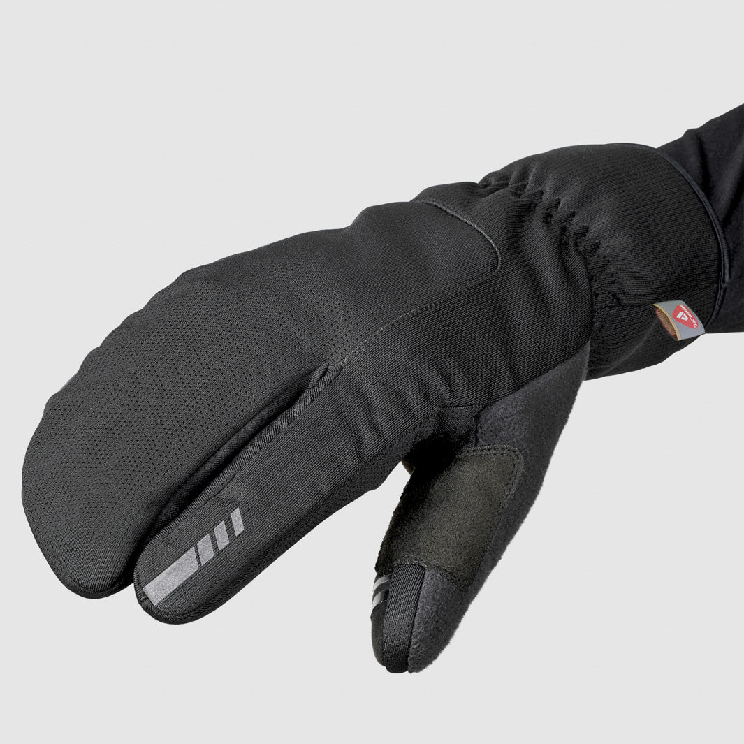 Guanti GRIPGRAB NORDIC 2 ANTIVENTO PER IL FREDDO INTENSO A TRE DITA neri