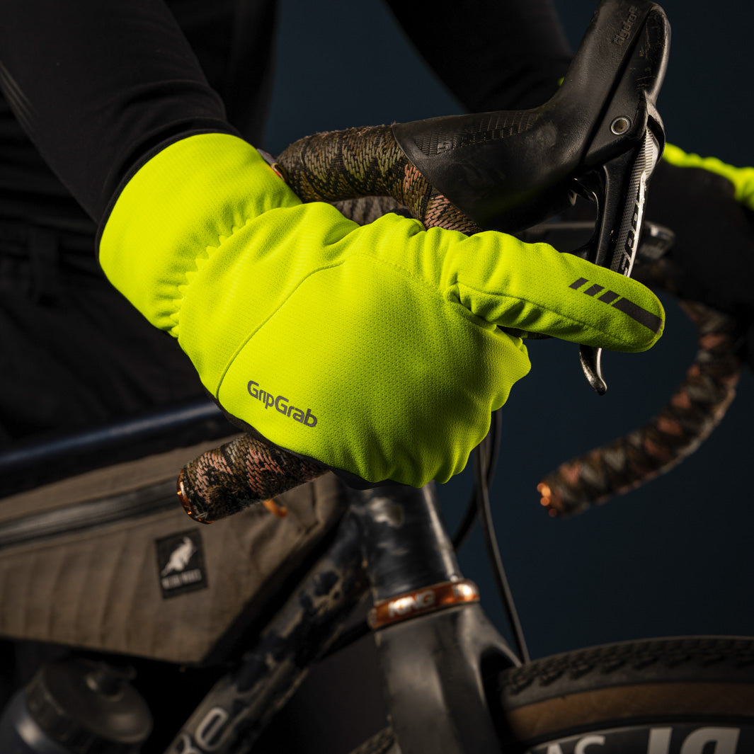 GRIPGRAB NORDIC 2 WINDPROOF DEEP WINTER LOBSTER Gloves Yellow