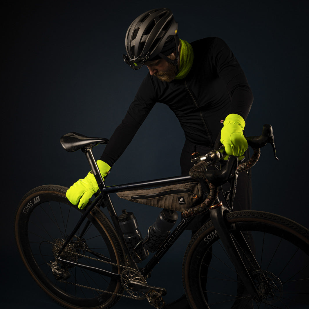 GRIPGRAB NORDIC 2 WINDPROOF DEEP WINTER LOBSTER Gloves Yellow