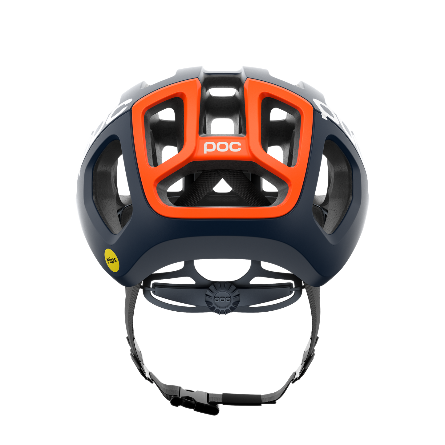 Casque Route POC OMNE AIR MIPS Marine/Orange Matt