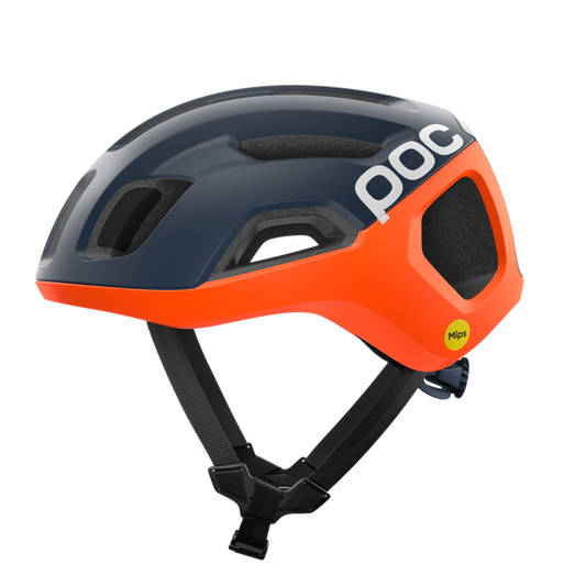Casque Route POC VENTRAL AIR MIPS Marine/Orange/Blanc Matt