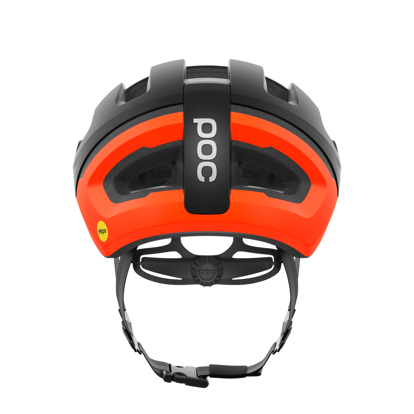 Rennradhelm POC OMNE AIR MIPS Schwarz Matt/Orange Fluo