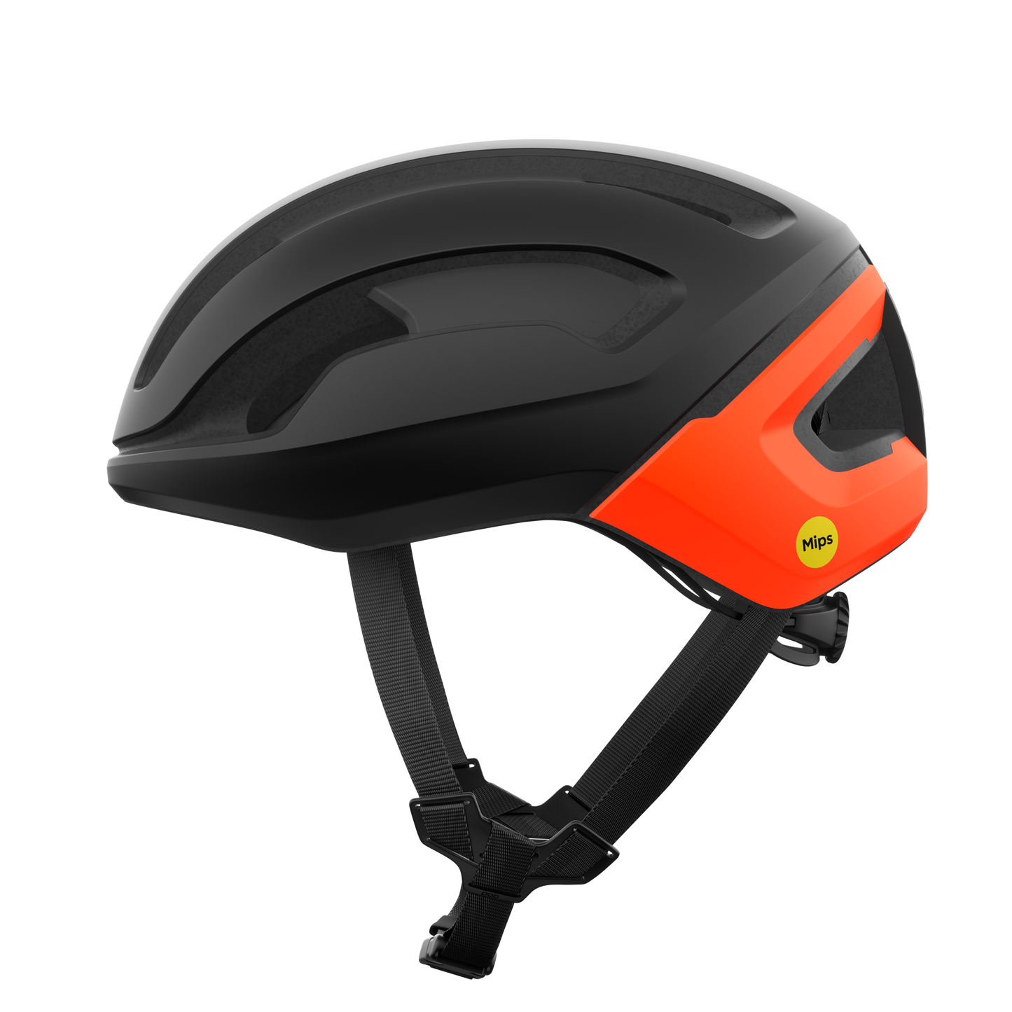 Rennradhelm POC OMNE AIR MIPS Schwarz Matt/Orange Fluo