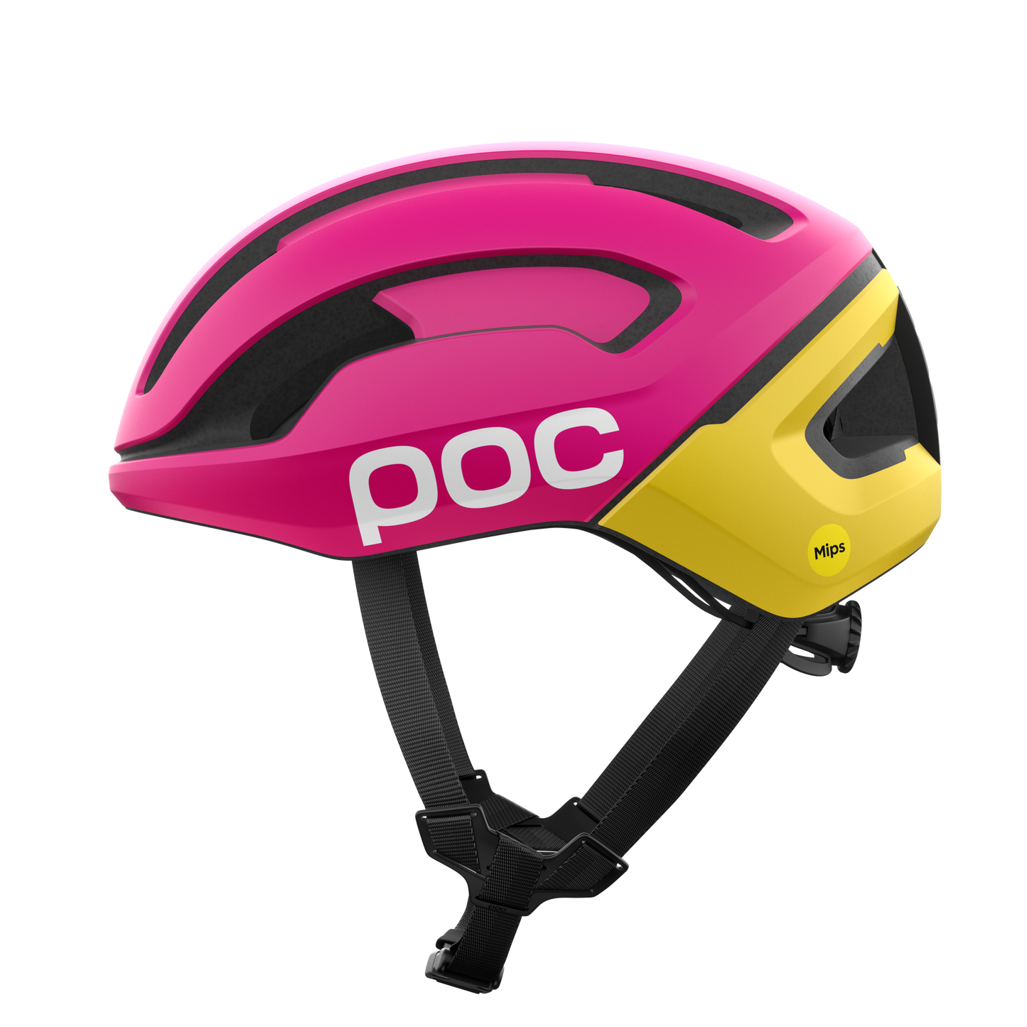 Casco Strada POC OMNE AIR MIPS Logo Rosa/Giallo