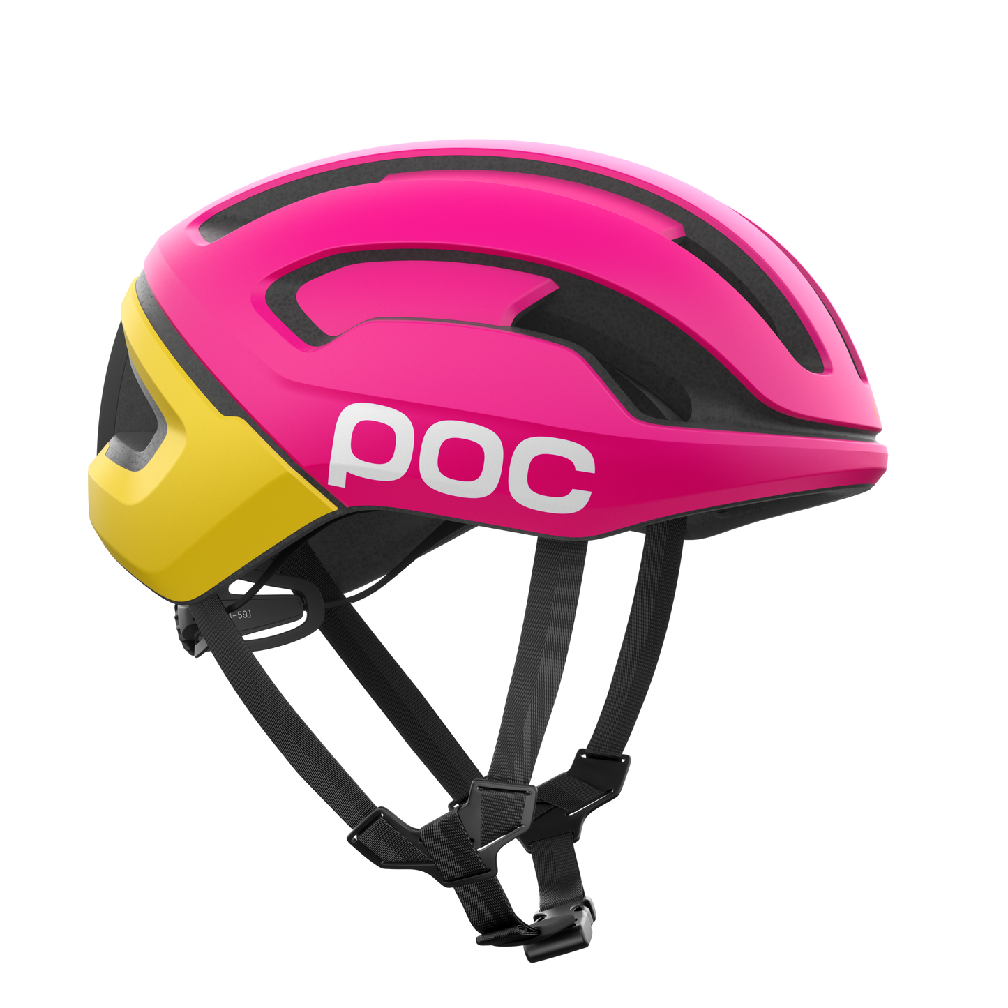 Casco Strada POC OMNE AIR MIPS Logo Rosa/Giallo