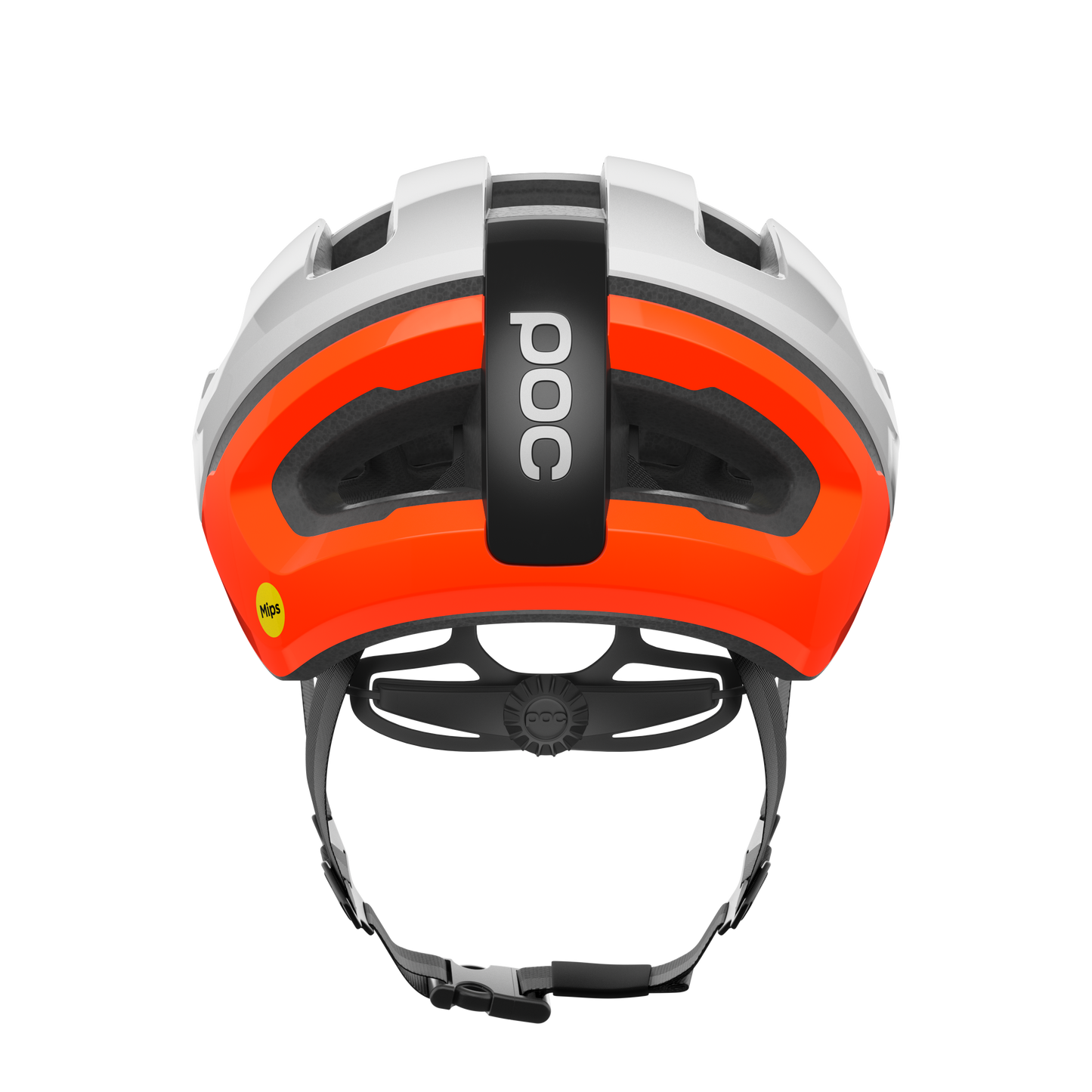 Casque Route POC OMNE AIR MIPS Blanc/Orange Fluo