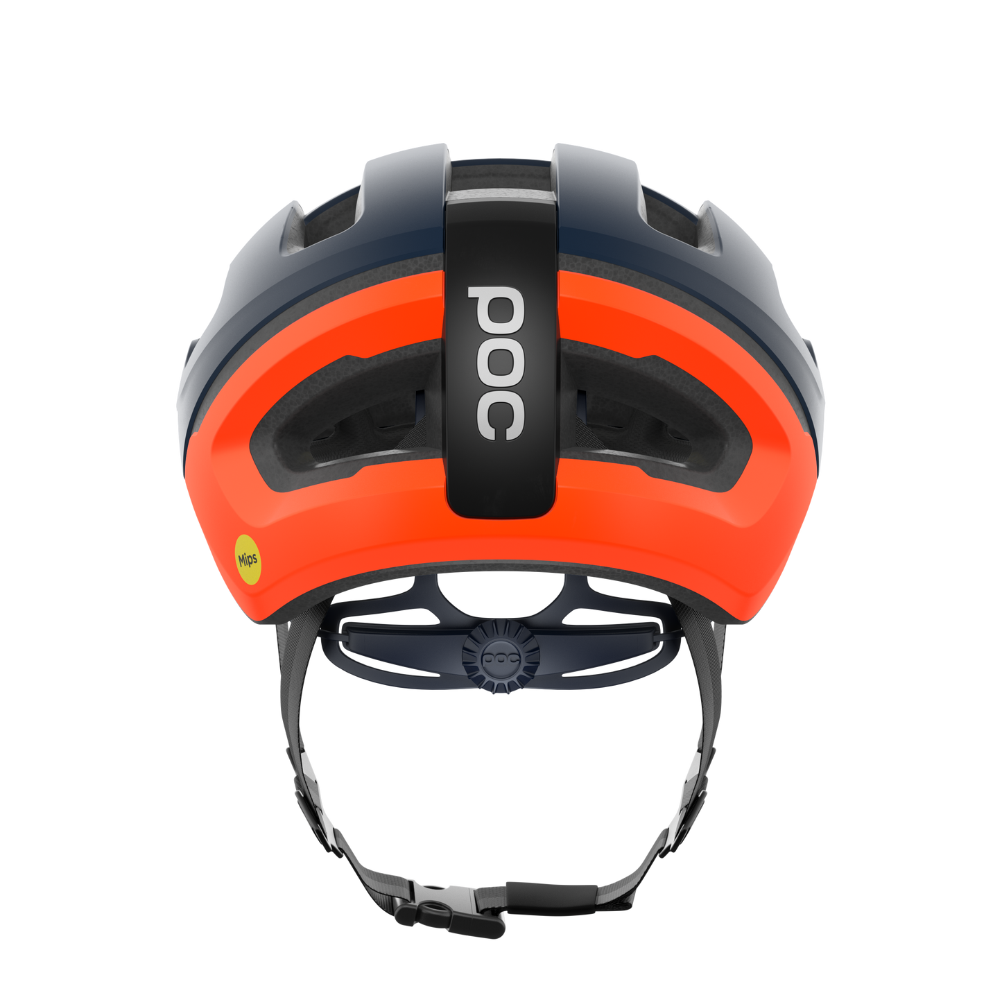 Casque Route POC OMNE AIR MIPS Marine/Orange Matt