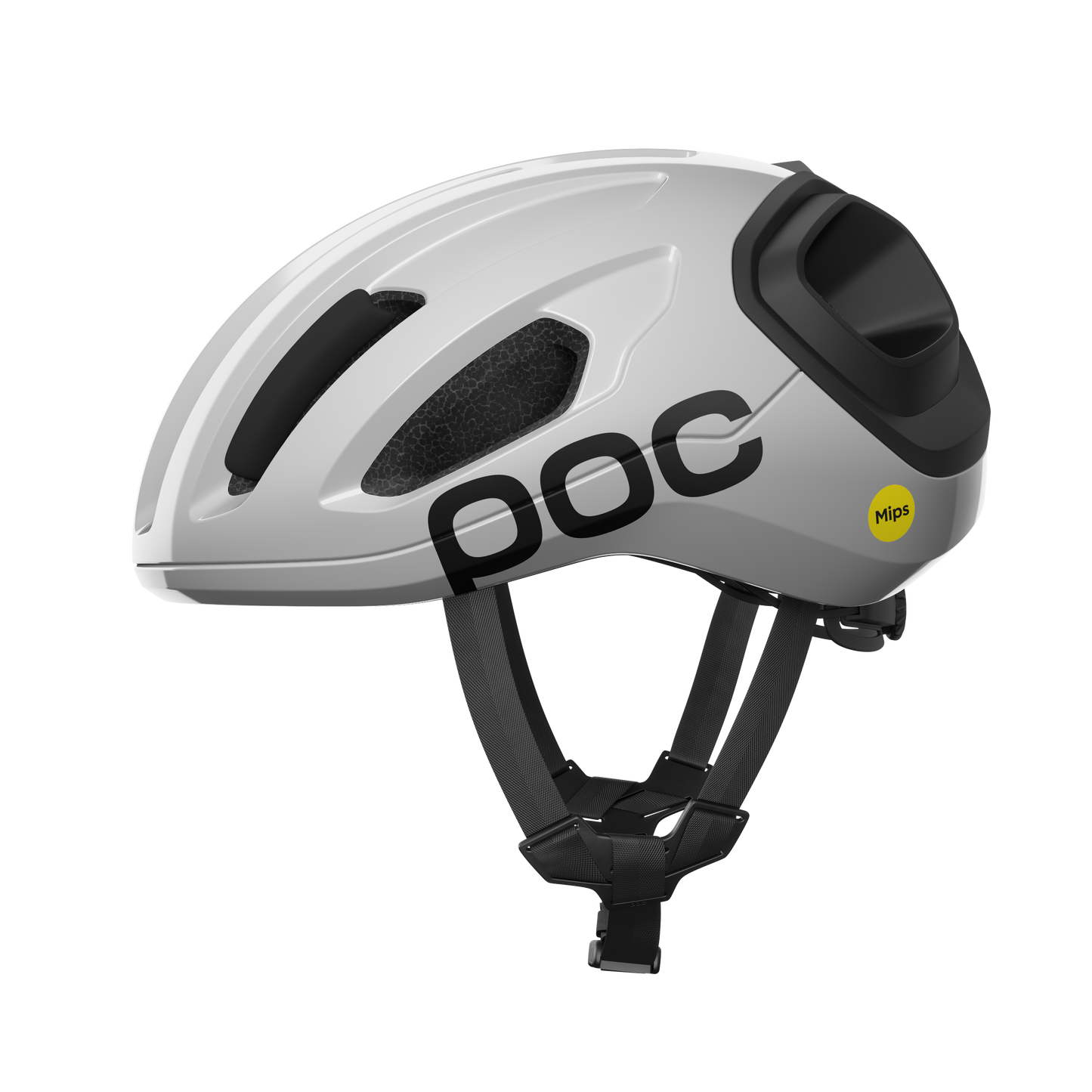 Casque Route POC AMIDAL MIPS Blanc/Noir Matt