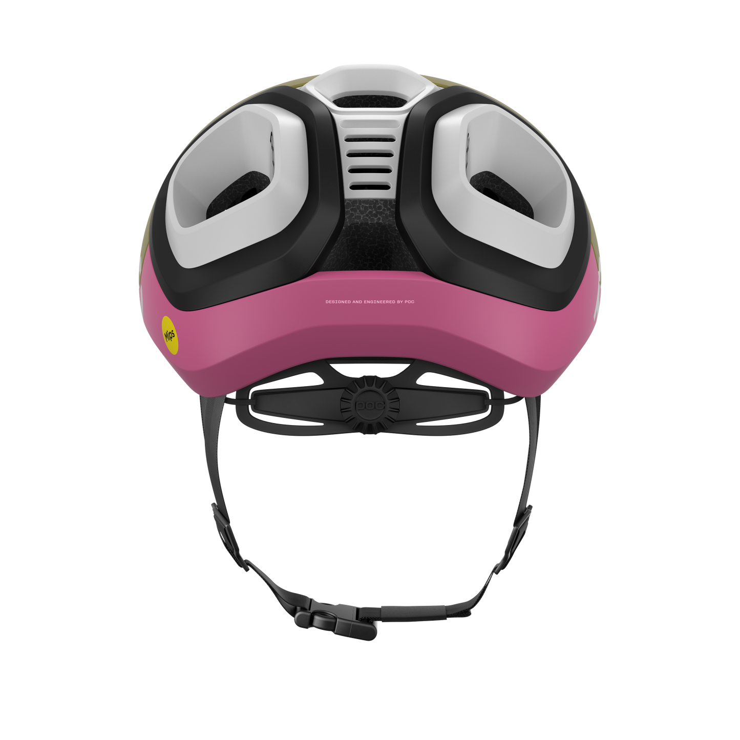Casque Route POC AMIDAL MIPS Kaki/Rose Matt