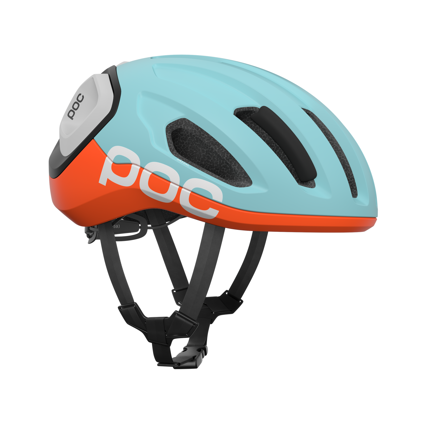 Casco de Carretera POC AMIDAL MIPS Azul/Naranja Matt