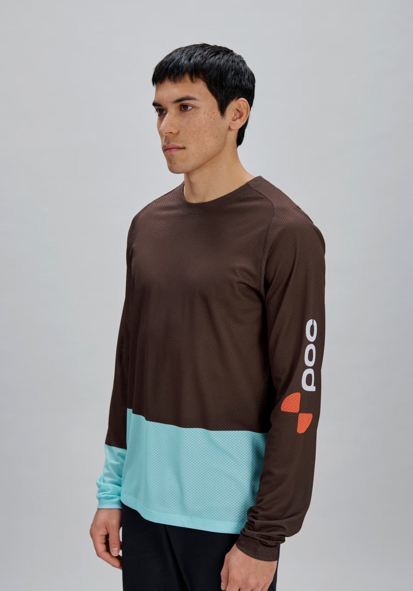 Trikot POC MOTION AIR Lange Ärmel Bronze/Blau