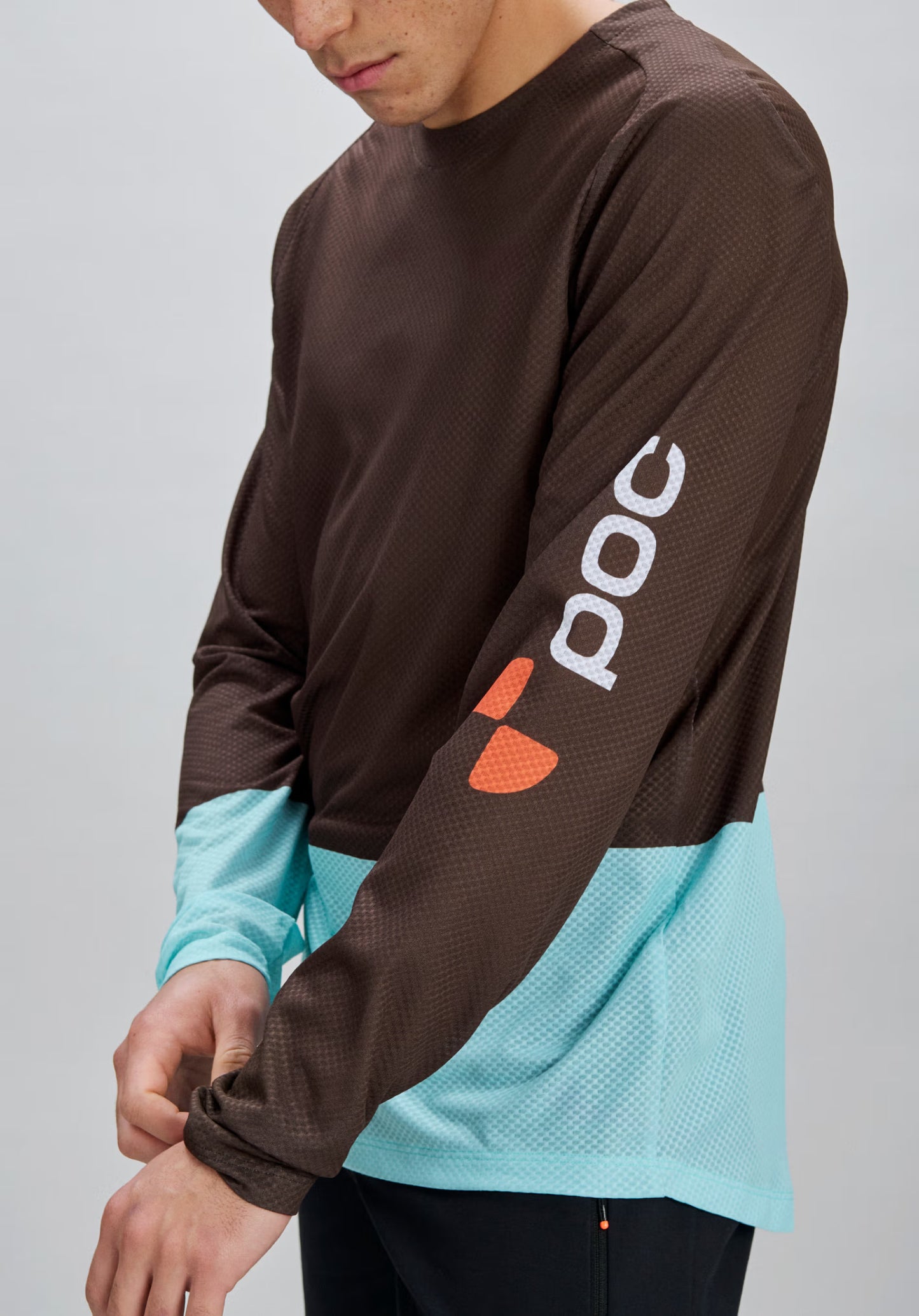 Trikot POC MOTION AIR Lange Ärmel Bronze/Blau