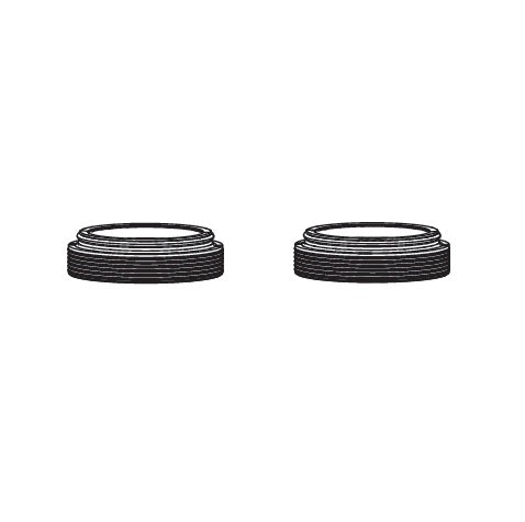 ROCKSHOX Staubabstreifer-Set 32 mm ohne Flansch (20 Stück) für SID/BLUTO, schwarz #11.4018.028.010