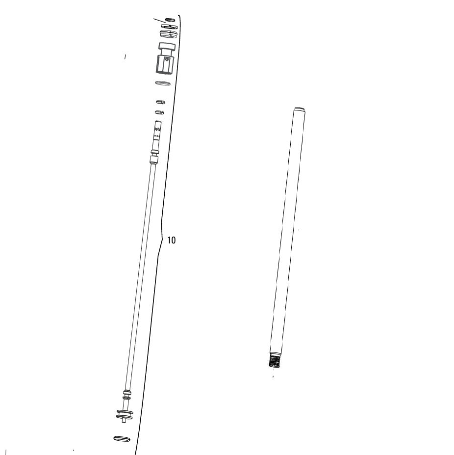 Huvudkolvsats för ROCKSHOX REVERB-droppersadelstolpe 420 × 125 mm (A2-enhet) #11.6818.019.050