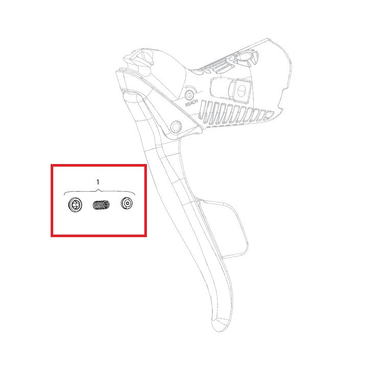 Fjeder-kit SRAM til greb FORCE/RED E-TAP AXS (x1)